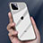 Apple iPhone 11 Pro用極薄ソフトケース シリコンケース 耐衝撃 全面保護 クリア透明 H01 アップル グレー