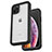Apple iPhone 11 Pro用完全防水ケース ハイブリットバンパーカバー 高級感 手触り良い 360度 W04 アップル ブラック