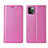 Apple iPhone 11 Pro用手帳型 レザーケース スタンド カバー T06 アップル ピンク