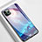 Apple iPhone 11 Pro用ハイブリットバンパーケース プラスチック パターン 鏡面 カバー M01 アップル パープル