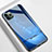 Apple iPhone 11 Pro用ハイブリットバンパーケース プラスチック パターン 鏡面 カバー M01 アップル ネイビー