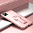 Apple iPhone 11 Pro用ハイブリットバンパーケース スタンド プラスチック 兼シリコーン カバー R01 アップル ローズゴールド