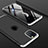 Apple iPhone 11 Pro用ハードケース プラスチック 質感もマット 前面と背面 360度 フルカバー P01 アップル シルバー・ブラック