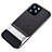 Apple iPhone 11 Pro Max用ハイブリットバンパーケース スタンド プラスチック 兼シリコーン カバー A01 アップル シルバー