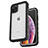 Apple iPhone 11 Pro Max用完全防水ケース ハイブリットバンパーカバー 高級感 手触り良い 360度 W04 アップル シルバー