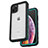 Apple iPhone 11 Pro Max用完全防水ケース ハイブリットバンパーカバー 高級感 手触り良い 360度 W04 アップル シアン
