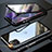 Apple iPhone 11 Pro Max用ケース 高級感 手触り良い アルミメタル 製の金属製 360度 フルカバーバンパー 鏡面 カバー M12 アップル ブラック