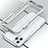Apple iPhone 11 Pro Max用ケース 高級感 手触り良い アルミメタル 製の金属製 バンパー カバー アップル シルバー