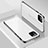 Apple iPhone 11 Pro Max用ケース 高級感 手触り良い アルミメタル 製の金属製 カバー T02 アップル ホワイト