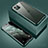 Apple iPhone 11 Pro Max用ケース 高級感 手触り良い アルミメタル 製の金属製 360度 フルカバーバンパー 鏡面 カバー T01 アップル グリーン