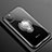 Apple iPhone 11 Pro Max用極薄ソフトケース シリコンケース 耐衝撃 全面保護 クリア透明 アンド指輪 マグネット式 C01 アップル ブラック