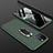 Apple iPhone 11 Pro Max用ハードケース プラスチック 質感もマット 前面と背面 360度 フルカバー アンド指輪 R01 アップル グリーン