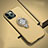 Apple iPhone 11 Pro Max用ハイブリットバンパーケース プラスチック アンド指輪 マグネット式 R04 アップル ゴールド