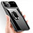 Apple iPhone 11 Pro Max用ハードケース プラスチック 質感もマット アンド指輪 マグネット式 P02 アップル 