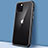 Apple iPhone 11 Pro Max用ハイブリットバンパーケース クリア透明 プラスチック 鏡面 カバー M02 アップル 