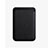 Apple iPhone 12用高級感 レザーウォレット - ブラック Mag-Safe 磁気 Magnetic アップル ブラック