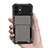 Apple iPhone 12用ハイブリットバンパーケース プラスチック 兼シリコーン カバー 前面と背面 360度 フル R03 アップル 
