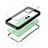 Apple iPhone 12 Mini用360度 フルカバーハイブリットバンパーケース クリア透明 プラスチック 鏡面 アップル ブラック