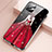 Apple iPhone 12 Mini用ハイブリットバンパーケース プラスチック ドレスガール ドレス少女 鏡面 カバー アップル ワインレッド