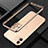 Apple iPhone 12 Mini用ケース 高級感 手触り良い アルミメタル 製の金属製 バンパー カバー N01 アップル ゴールド