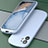 Apple iPhone 12 Mini用360度 フルカバー極薄ソフトケース シリコンケース 耐衝撃 全面保護 バンパー N01 アップル ラベンダー