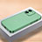 Apple iPhone 12 Mini用ハードケース プラスチック 質感もマット カバー QC1 アップル グリーン