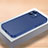 Apple iPhone 12 Mini用ハードケース プラスチック 質感もマット カバー QC1 アップル ネイビー