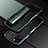 Apple iPhone 12 Pro用ケース 高級感 手触り良い アルミメタル 製の金属製 バンパー カバー T03 アップル モスグリー