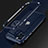 Apple iPhone 12 Pro用ケース 高級感 手触り良い アルミメタル 製の金属製 バンパー カバー N01 アップル ネイビー