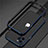 Apple iPhone 12 Pro用ケース 高級感 手触り良い アルミメタル 製の金属製 バンパー カバー N02 アップル ネイビー・ブラック
