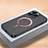 Apple iPhone 12 Pro用ハードケース プラスチック 質感もマット カバー Mag-Safe 磁気 Magnetic QC1 アップル ブラック