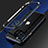 Apple iPhone 12 Pro Max用ケース 高級感 手触り良い アルミメタル 製の金属製 バンパー カバー N01 アップル ネイビー・ブラック
