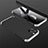Apple iPhone 12 Pro Max用ハードケース プラスチック 質感もマット 前面と背面 360度 フルカバー M01 アップル シルバー・ブラック