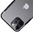 Apple iPhone 12 Pro Max用ハイブリットバンパーケース クリア透明 プラスチック 鏡面 カバー アップル 
