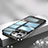 Apple iPhone 12 Pro Max用ケース 高級感 手触り良い メタル兼プラスチック バンパー QC2 アップル 