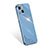 Apple iPhone 13用360度 フルカバー極薄ソフトケース シリコンケース 耐衝撃 全面保護 バンパー S03 アップル ブルー