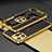 Apple iPhone 13 Pro用ケース 高級感 手触り良い アルミメタル 製の金属製 バンパー カバー A03 アップル ゴールド