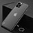Apple iPhone 13 Pro用ハードカバー クリスタル クリア透明 H06 アップル ブラック