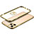 Apple iPhone 13 Pro用ケース 高級感 手触り良い アルミメタル 製の金属製 バンパー カバー JL2 アップル ゴールド