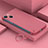 Apple iPhone 14 Plus用ハードケース プラスチック 質感もマット フレームレス カバー アップル レッド