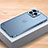 Apple iPhone 14 Pro用ケース 高級感 手触り良い アルミメタル 製の金属製 バンパー カバー A04 アップル ネイビー