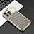 Apple iPhone 14 Pro用360度 フルカバー ケース 高級感 手触り良い アルミメタル 製の金属製 QC3 アップル ゴールド