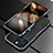 Apple iPhone 14 Pro Max用ケース 高級感 手触り良い アルミメタル 製の金属製 バンパー カバー A01 アップル グレー
