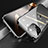 Apple iPhone 14 Pro Max用ケース 高級感 手触り良い アルミメタル 製の金属製 360度 フルカバーバンパー 鏡面 カバー M05 アップル ブラック