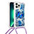 Apple iPhone 14 Pro Max用シリコンケース ソフトタッチラバー ブリンブリン カバー 携帯ストラップ S02 アップル 