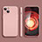 Apple iPhone 15 Plus用360度 フルカバー極薄ソフトケース シリコンケース 耐衝撃 全面保護 バンパー YK2 アップル ピンク