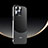 Apple iPhone 15 Pro Max用ハードケース プラスチック 質感もマット カバー AT5 アップル ブラック