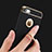 Apple iPhone 5用ケース 高級感 手触り良い メタル兼プラスチック バンパー アンド指輪 アップル ブラック