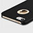 Apple iPhone 5用ハードケース プラスチック 質感もマット アンド指輪 アップル ブラック
