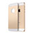 Apple iPhone 5用強化ガラス 背面保護フィルム アップル ゴールド